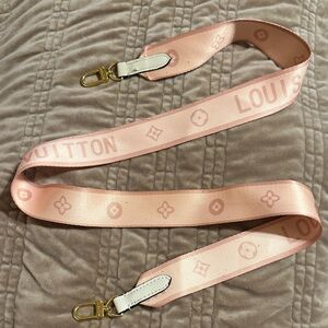 Designer Blush Pink Strap with Gold Clips